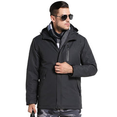Men Women Winter Thick USB Heating Cotton Jacket