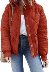 Women's Quilted Jacket Long Sleeve