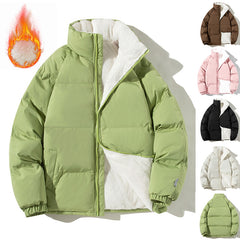 Fashion Winter Warm Plush Thickened Jacket