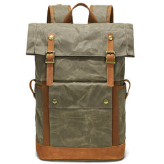 Horse Leather Backpack Outdoor Bag