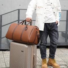 Dry Wet Separation Soft Leather Bag