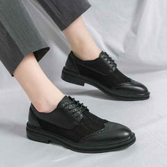 Hollow-out Brogue Men's Shoes