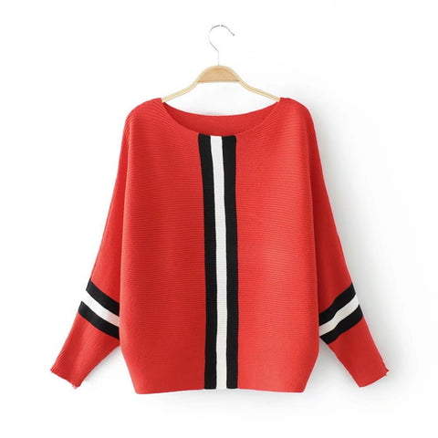 New vertical loose pullover sweater