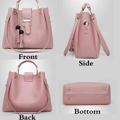 Women Purse And Handbag 3Pcs Bag Set