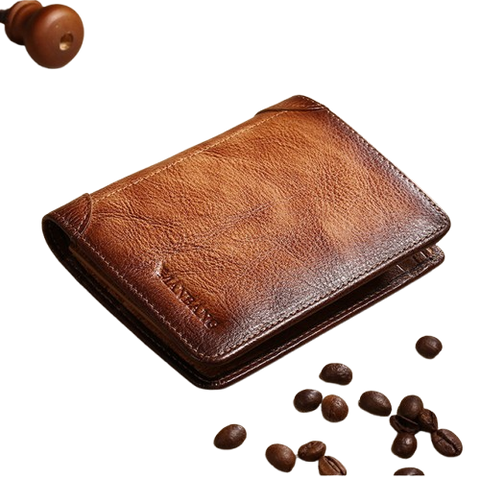 Cross Border New Leather Men's Wallet
