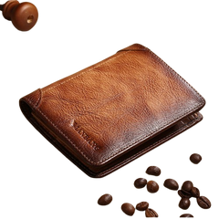 Cross Border New Leather Men's Wallet