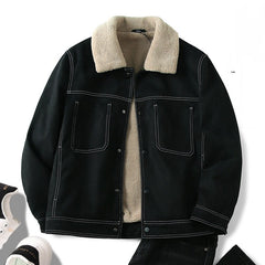 Men's Light Wear Vintage Suede Jacket