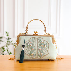 Pearl-embroidered Handbags Shoulder Bags