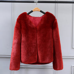Women fur coat