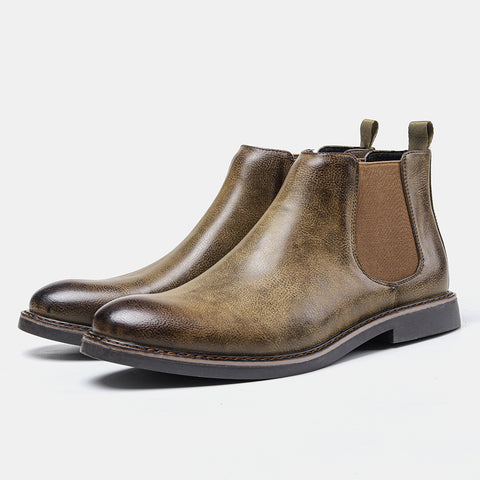 Men Boots Waterproof Leather Shoes