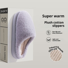 Thick-soled, Cozy Slippers For Indoor Use At Home