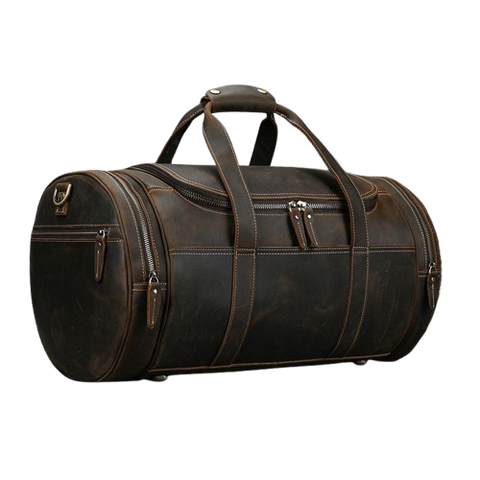 Men's Real Horse Leather Duffel Bag