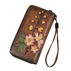 Women's Fashion Double Zipper Long Wallet