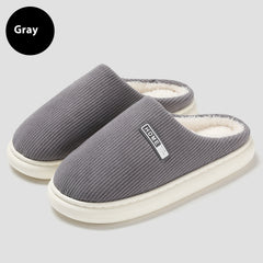 Home Indoor Non-slip Cotton Slippers