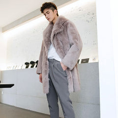 Men's Imitation Fur Coat
