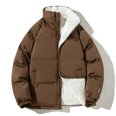 Fashion Winter Warm Plush Thickened Jacket
