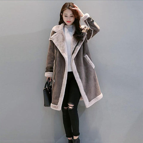 Wool Coat Women Winter Long