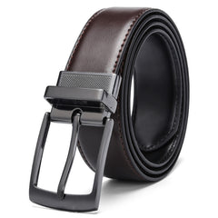 Rotating pin buckle belt