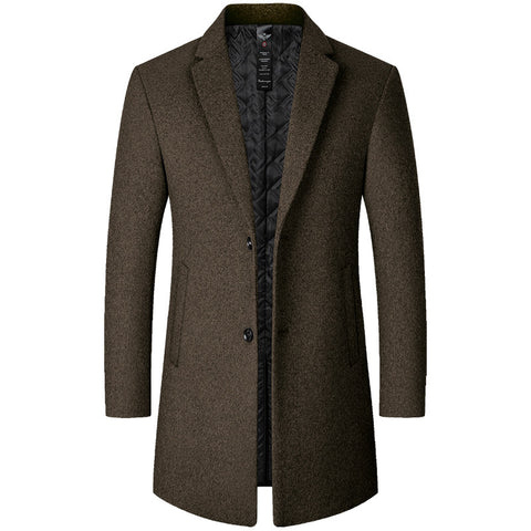 Men Casual Wool Coat