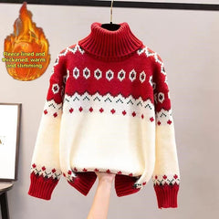 Loose Female Knitting Sweater