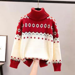 Loose Female Knitting Sweater