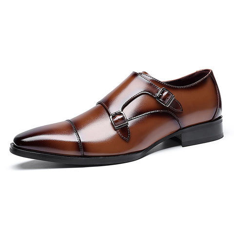 Men's Leather British Style Business Shoes