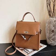 Vintage Buckle Backpack Multifunctional Bag