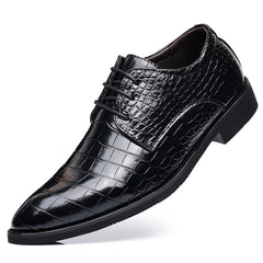 Business Casual Shoes Fish Grain Leather Shoes