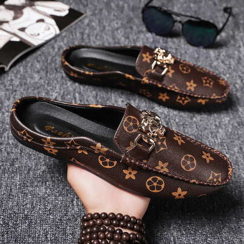 Half-wrapped Men's Loafers Slip