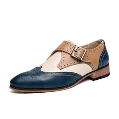 Men's Colour Leather Shoes Fashion Trend
