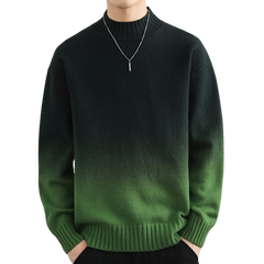 Fashion Personality Gradient Sweater Men