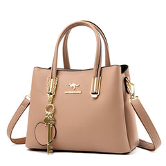 Large Capacity Versatile Women's Bag With Lychee Texture