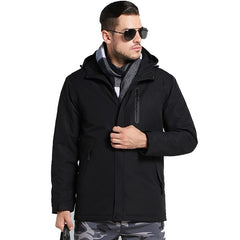 Men Women Winter Thick USB Heating Cotton Jacket