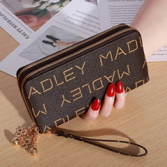 Casual Double Zip Large-capacity Wallet