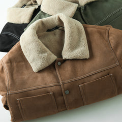 Men's Light Wear Vintage Suede Jacket