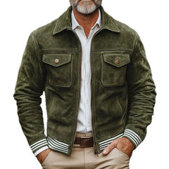 Retro Suede Jacket For Men