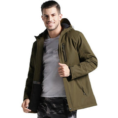 Men Women Winter Thick USB Heating Cotton Jacket