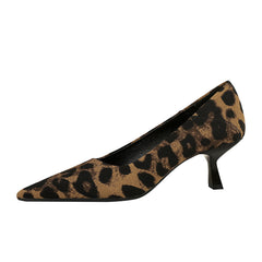 Banquet Leopard Print High Heels For Women