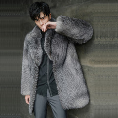 Men's Long Warm Coat