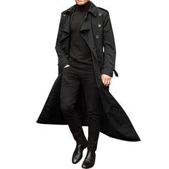 Men's Long Trench Coat