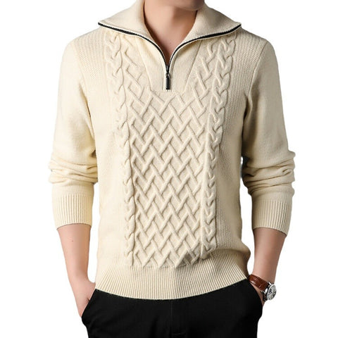 Fashionable Outerwear Men Coat Sweater
