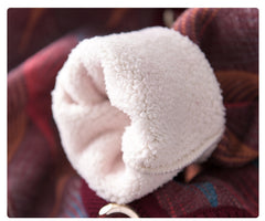 Female Fleece-lined Thick Warm Sweater