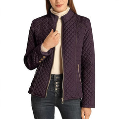 Women's Stand Collar Lightweight Quilted Jacket