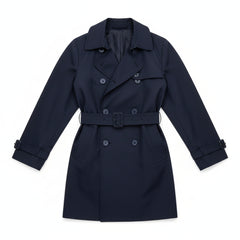 Mens Mid-length Double-breasted Coat