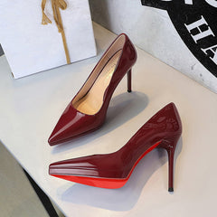 Professional Stylish Patent Leather Pumps