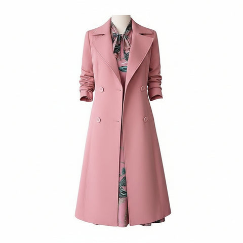 Slim trench coat