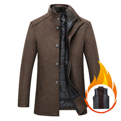 Casual Men's Wool Coat