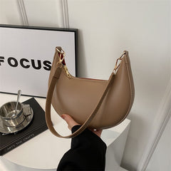 New Simple All-Match Textured Shoulder Bag For Women