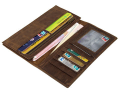 Vintage Horse Leather Long Wallet