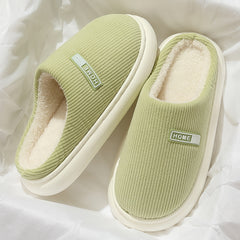 Home Indoor Non-slip Cotton Slippers